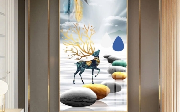 TRANH TRÁNG GƯƠNG HƯƠU TÀI LỘC