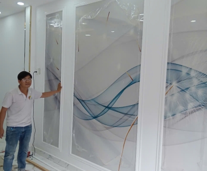THI CÔNG CÔNG TRÌNH TRANH TRÁNG GƯƠNG QUẬN 8, SÀI GÒN.