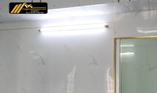 Thi Công tấm ốp pvc vân đá 651 TGI tại Quận 6