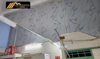 Thi công tấm ốp PVC cầu thang tại Quận 5, TP.HCM 